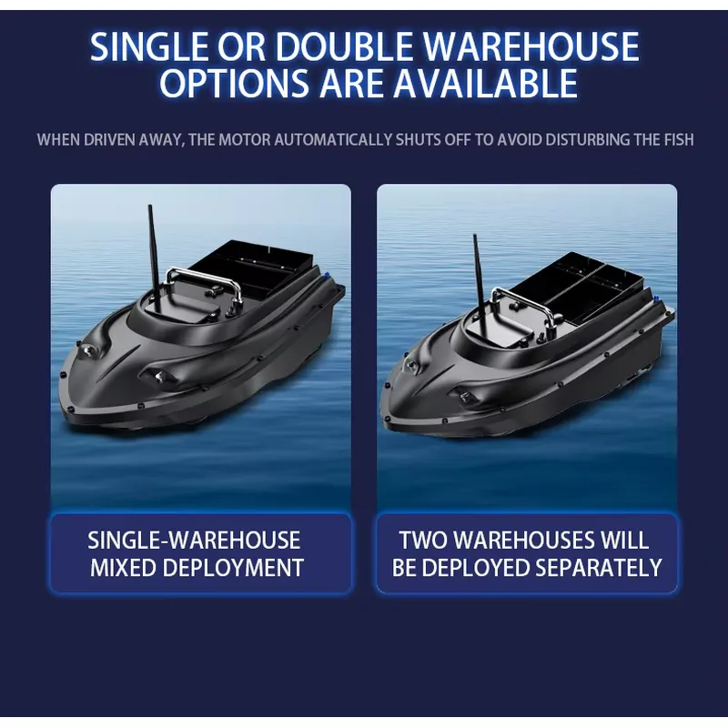 Fish Finder Gps - Barco Cebador para Pesca de Carpas,