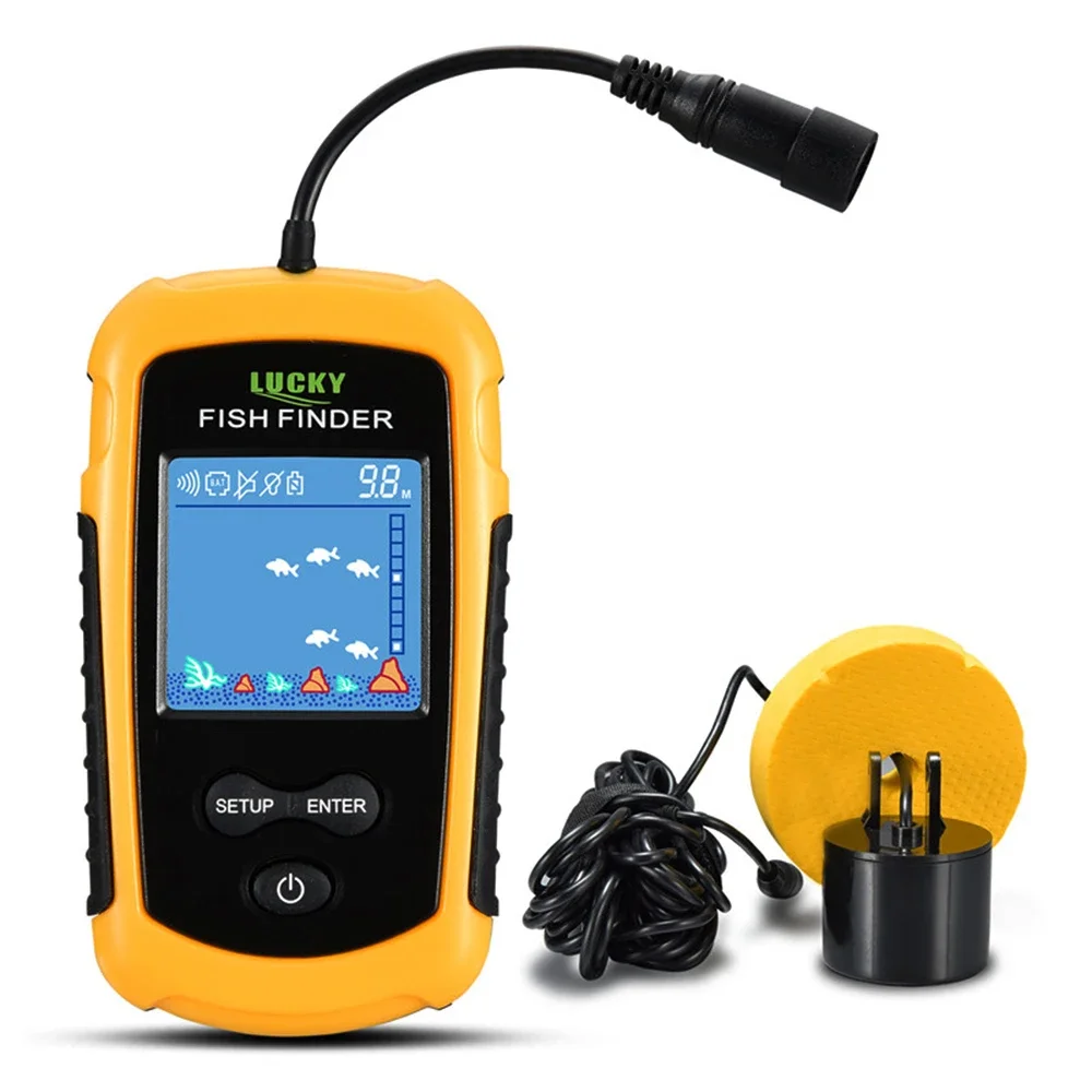 Fish Finder Transducer - Lucky LCD pantalla a Color portátil