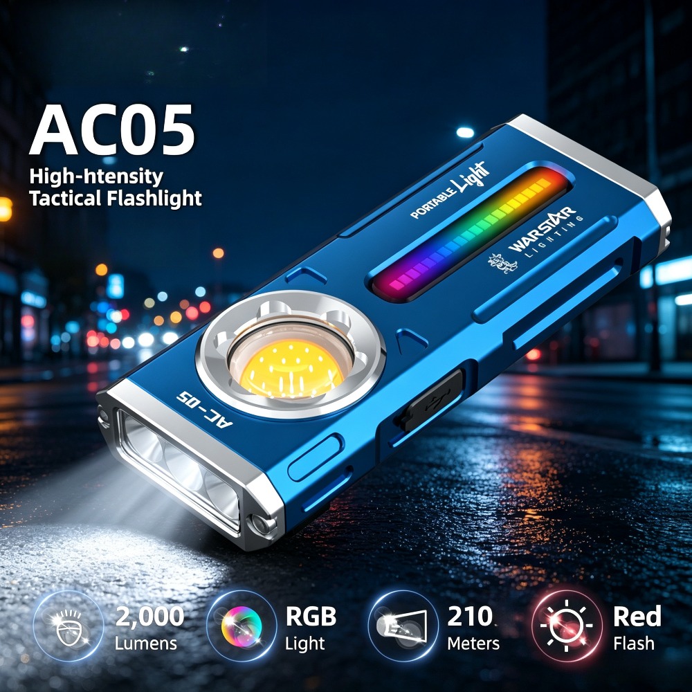 Linterna portátil AC05 de alta - Fishing Light reseña y precio