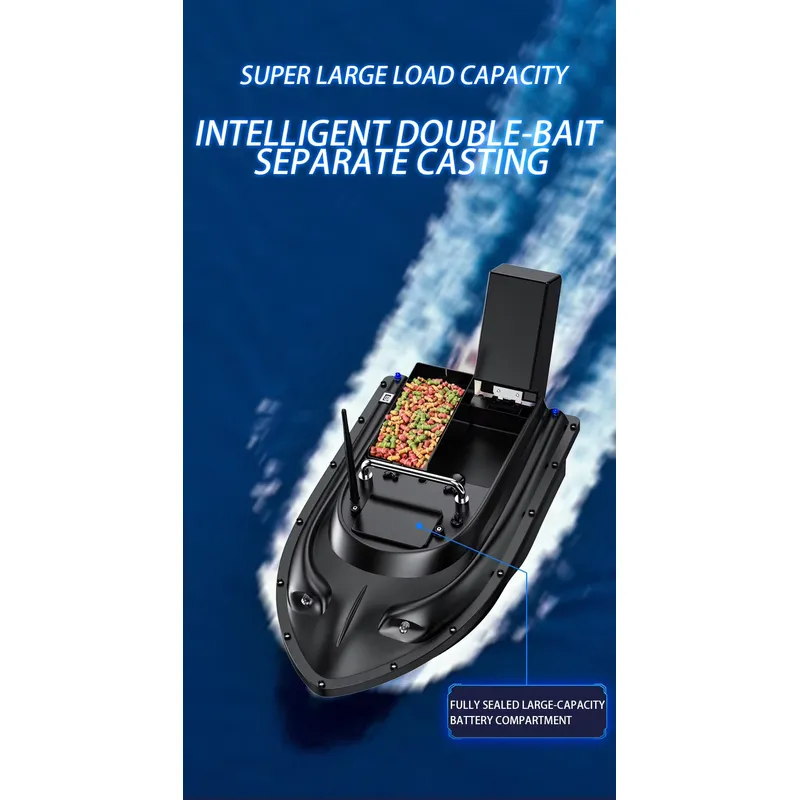 Barco Cebador para Pesca de Ca - Fish Finder Gps reseña y precio