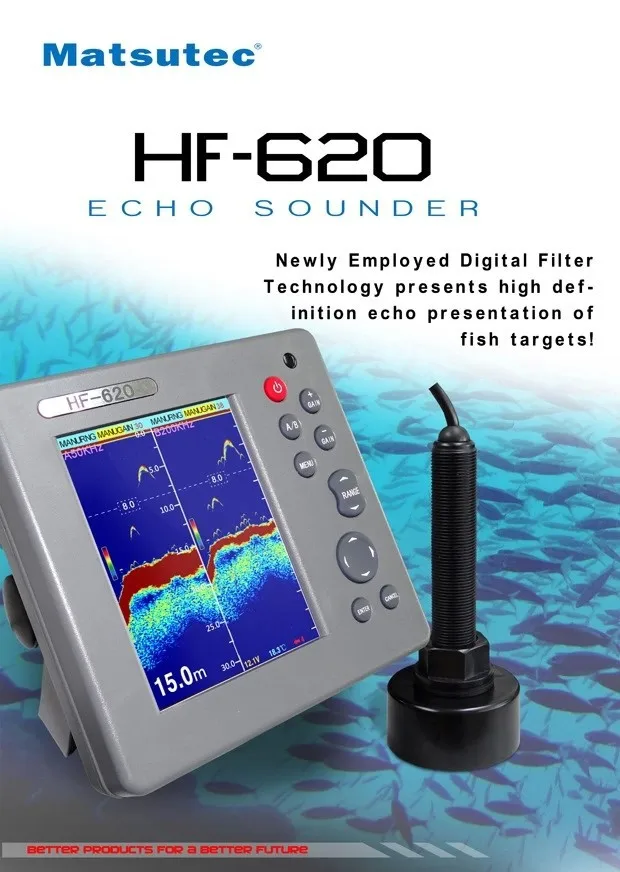 Matsutec HF-620 MARINE COLOR E - Fish Finder Charger reseña y precio