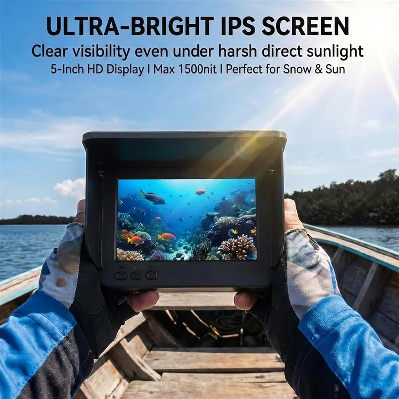 Cámara buscadora de peces bajo - Fish Finder Portable reseña y precio