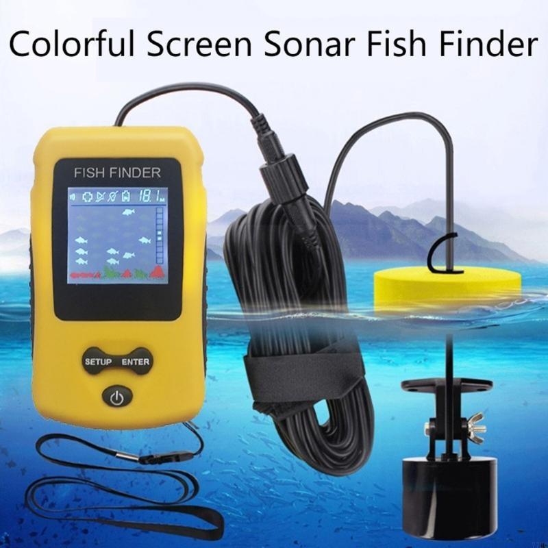 77HC Portable sonar Fish Fishs - Fish Finder Portable reseña y precio