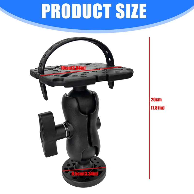 Placa montaje bola giratoria p - Fish Finder Mount reseña y precio